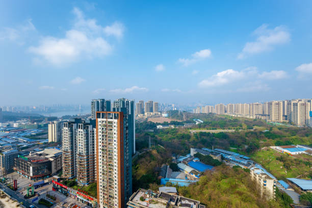 istock Sunny Chongqing city skyline 1371174185