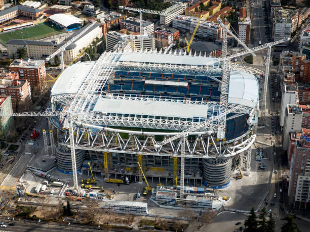 The San Siro stadium or The Stadio Giuseppe Meazza, a huge football stadium in the San Siro district of Milan, Italy, the home of A.C. Milan and Inter Milano