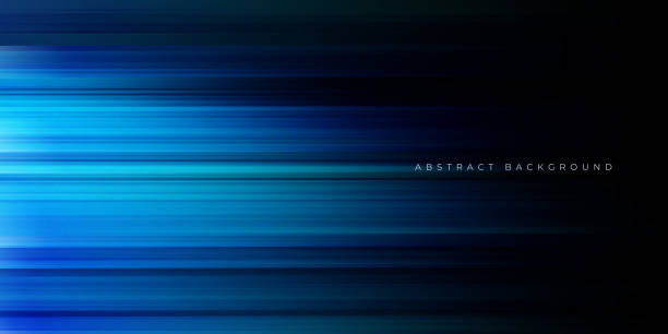 추상적 인 다채로운 빛 속��도 배경 - backgrounds abstract technology blue stock illustrations