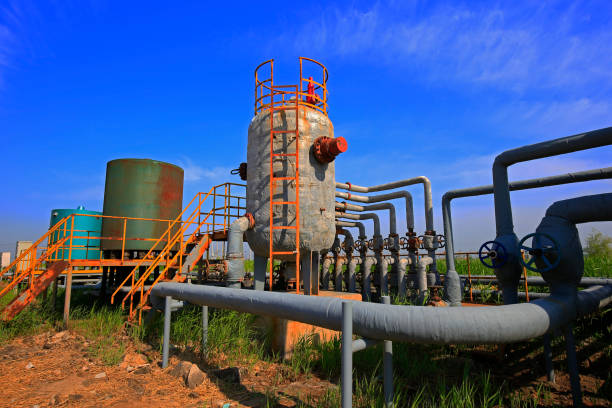istock Pipeline valves and industrial equipment 1371183713
