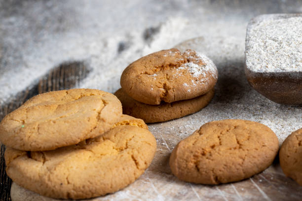 istock several round light cookies after cooking 1371184686