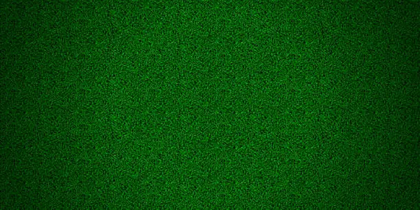 Vector illustration of Green field with astro turf grass texture pattern