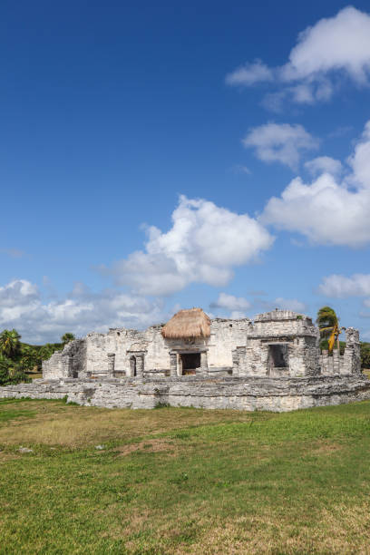 Mayan Ruins archeological heritage site in Tulum Mexico