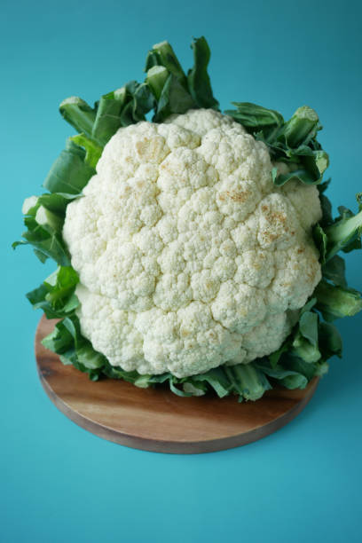 close up of cauliflower on table