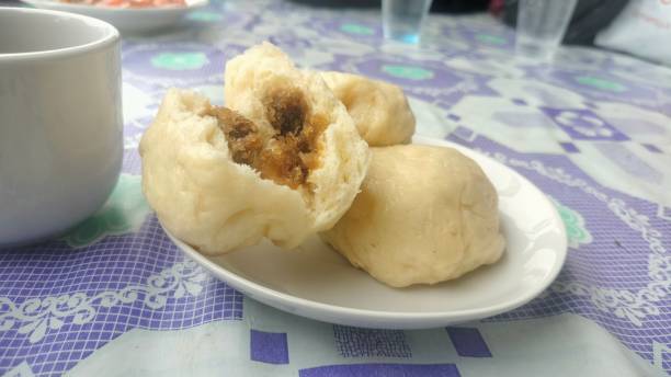 istock The close up of Steamed bun 1371204080