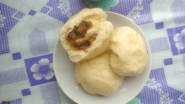 istock The close up of Steamed bun 1371204109