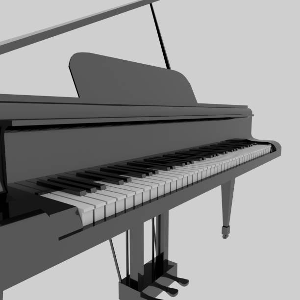 istock Black grand piano 1371214287