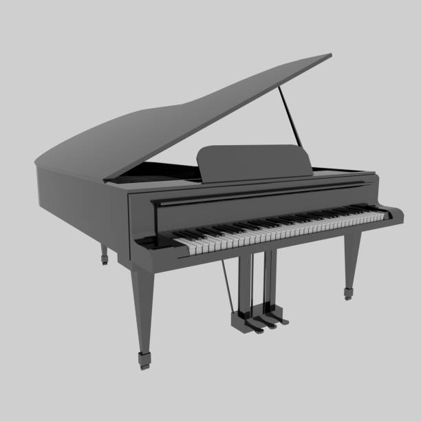 istock Black grand piano 1371214292