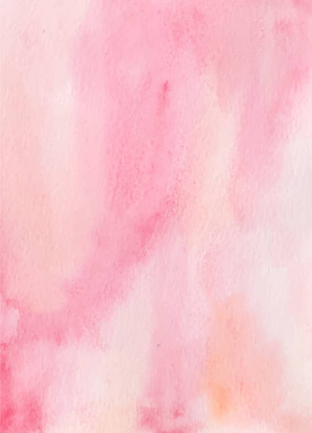 ilustraciones, imágenes clip art, dibujos animados e iconos de stock de acuarela abstracta pintada a mano como fondo. - soft pink