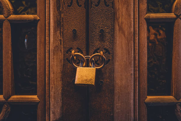 istock A Lock On Chinese Traditional Door 1371219052