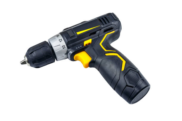 istock Cordless screwdriver isolated on white background 1371219303
