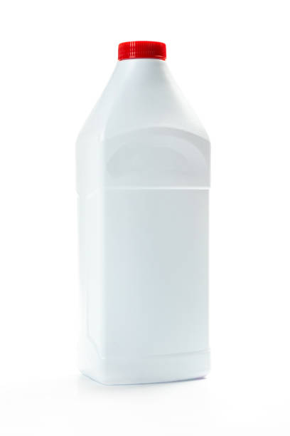 istock Plastic bottle of cleaning product. Isolated on white background 1371223063