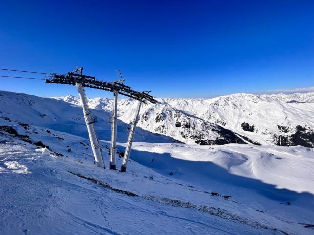 kaltenbach hochzillertal zillertal hochfügen tux alpes tirol austria estación de esquí - snowboard apres ski snow nobody fotografías e imágenes de stock