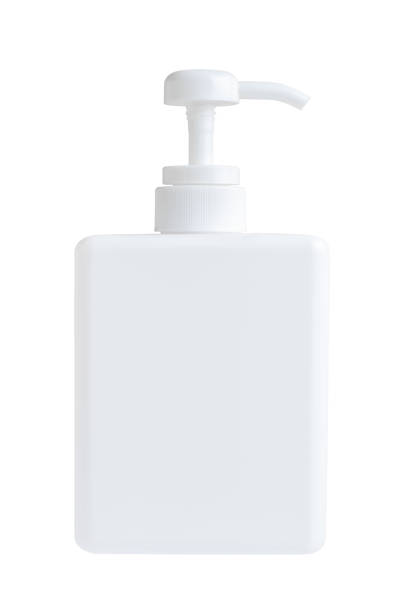 istock White plastic bottle for shampoo or soap. Isolated on white. Copy space 1371224875