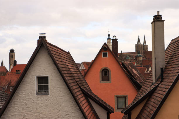 romantique rothenburg - rothenburg old town travel tourism photos et images de collection