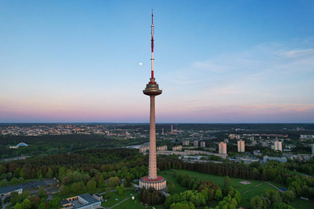 istock Panorama of Vilnius TV Tower 1371231530