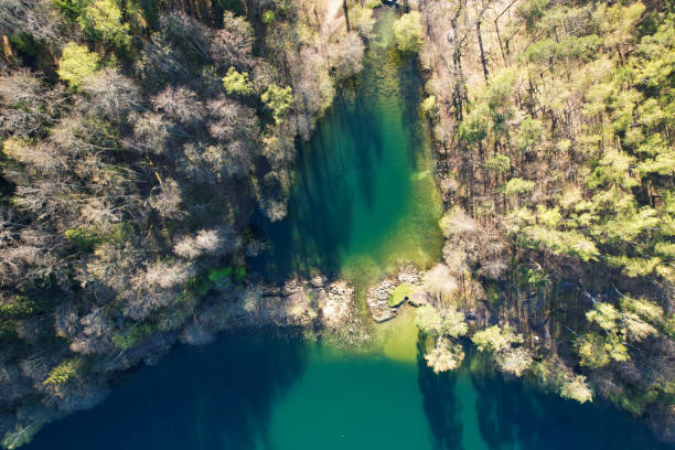 istock Panorama of sunny Green Lakes 1371235036