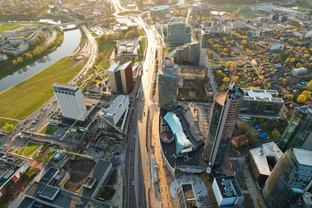 istock Panorama of sunny Vilnius 1371237465