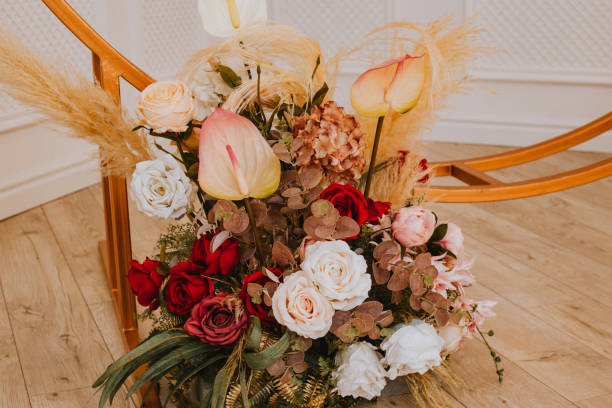 istock ekibana, artificial flowers, dero studio, interior, ticket composition 1371238560