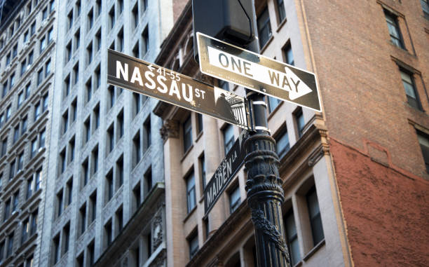 istock Road Sign, Lower Manhattan, NYC. 1371241834