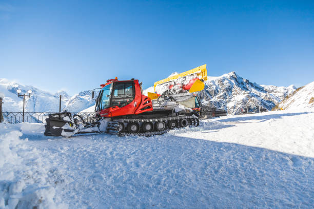 istock snow removal equipment, snow bulldozer 1371244728