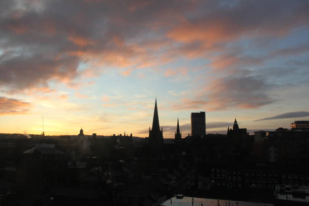 istock Sheffield view in the morning sunrise time 1371245549