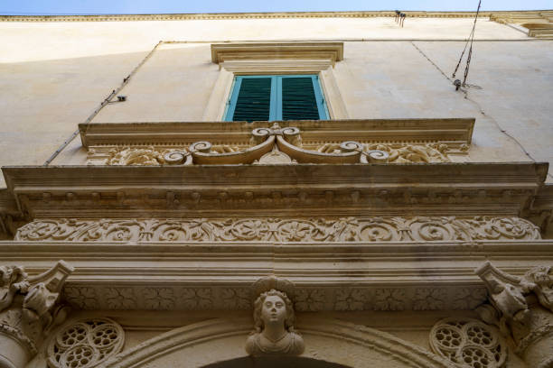 Lecce, Apulia, Italy: historic buildings stock photo