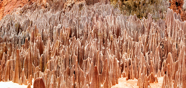 Arabic rock carvings on the sandstone in Saudi Arabia