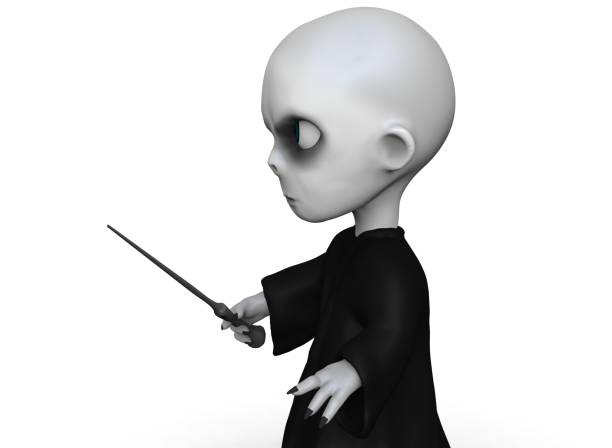 istock cartoon horror character on the background 3d-rendering 1371247435