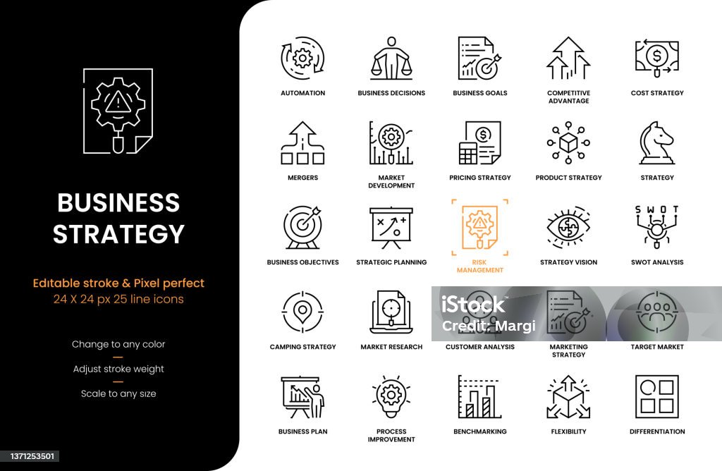 Business Strategy Line Icons Editable Stroke Vector Style Line Icons of Business Strategy Icon Symbol stock vector Business Strategy Line Icons Editable Stroke Vector Style Line Icons of Business Strategy Icon Symbol stock vector