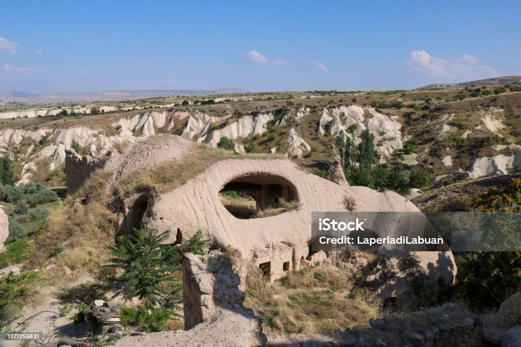 limestone formation in pigeon valley, cappadocia limestone formation in pigeon valley, cappadocia, turkey Anatolia Stock Photo