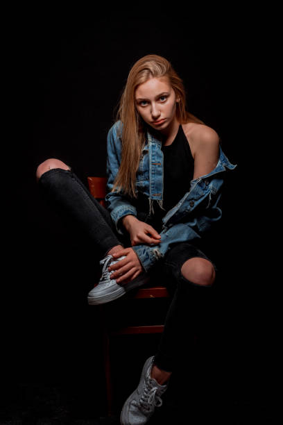 istock Attractive trendy woman 1371256190