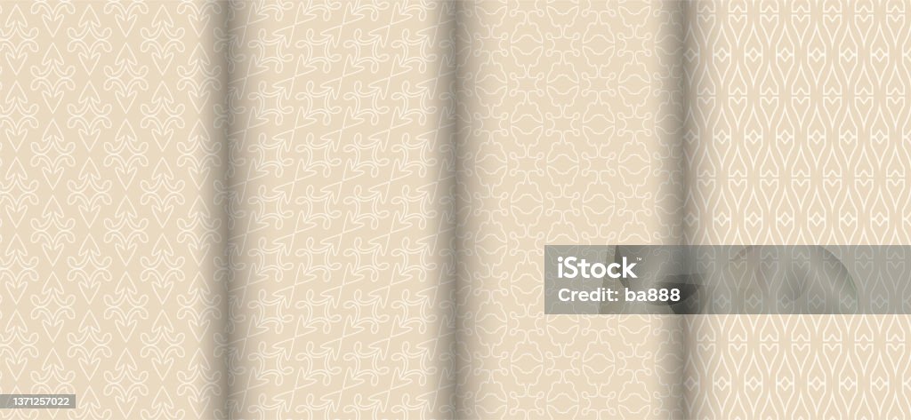 Vector Design Beige Background Wallpaper On A Beige Vector Stock Illustration - Download ...