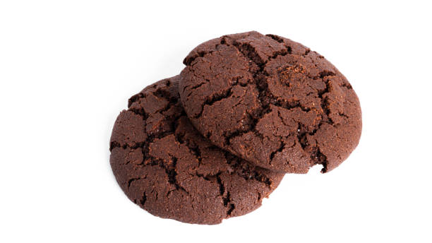 istock Chocolate Americano cookies isolated on a white background 1371257286