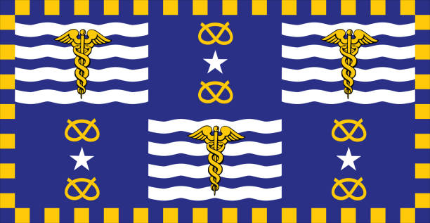 The flag of Brisbane, Australian flag. The flag of Brisbane is based upon the arms of the Australian City of Brisbane. brisbane stock illustrations