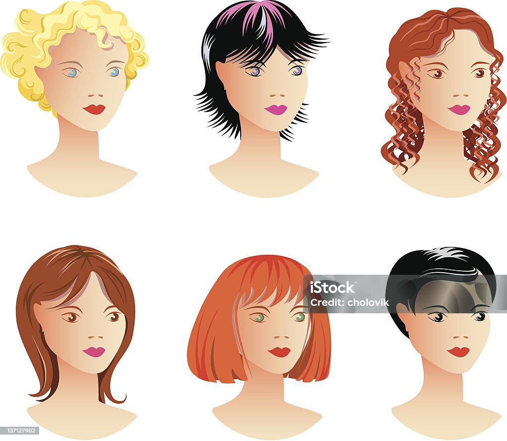 Hairs Stock Illustration - Download Image Now - Curly Hair, Short Hair, Teenage Girls - iStock Hairs Stock Illustration - Download Image Now - Curly Hair, Short Hair, Teenage Girls - iStock