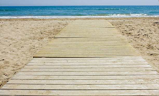 istock Footbridge to the beach 137128090