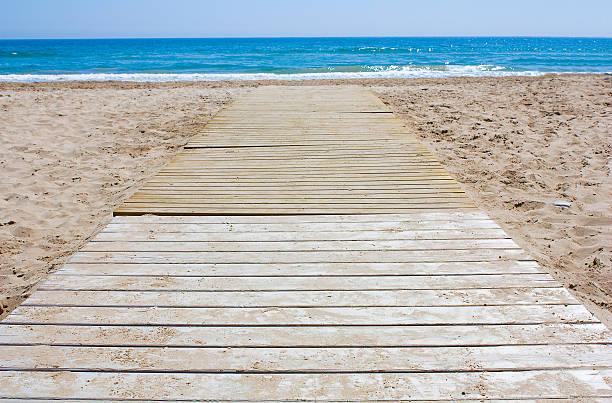 istock Footbridge to the beach 137129440