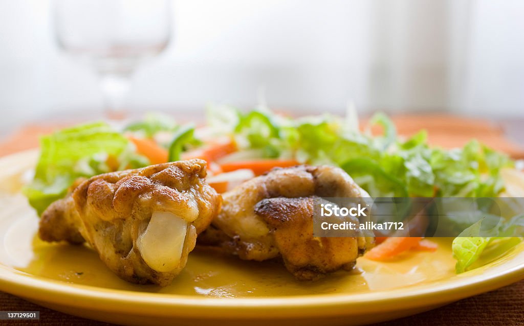 Pollo asado - Foto de stock de Aire libre libre de derechos