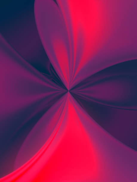 istock Digital illustration of a colorful metallic wavy surface. Graphic modern pattern abstract 3d rendering background design 1371295424