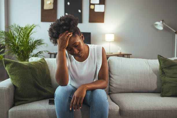 istock Frustrated confused female feels unhappy problem in personal life 1371296745