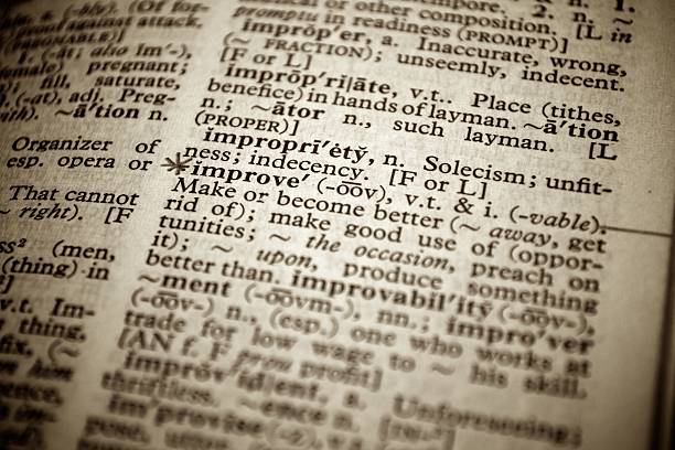 istock Dictionary definition of the word improve 137129703