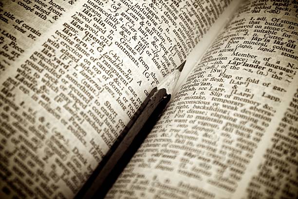 istock Pencil as bookmark in a dictionary 137129759