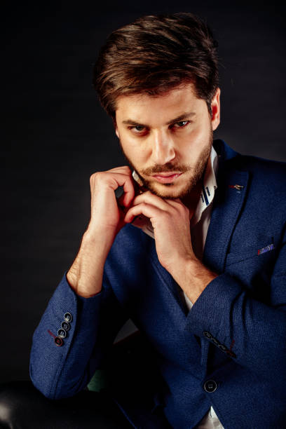 istock Studio portrait of a handsome young man 1371298725