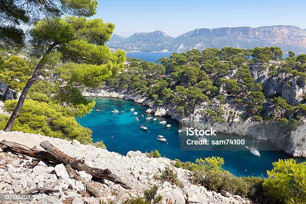Calanques Of Port Pin In Cassis Stock Photo - Download Image Now - Calanques, Marseille, Cassis