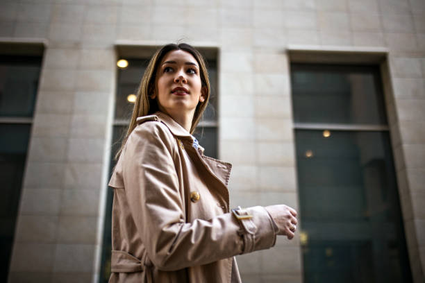 istock Young businesswoman looking over shoulder 1371304739