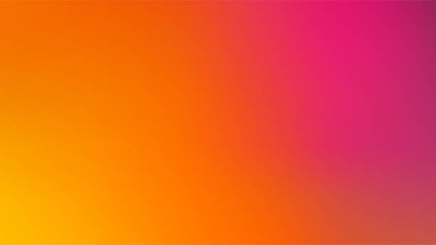 розовый, оранжевый и желтый лето расфокусированное размытое движение абстрактный фоновый вектор - magenta stock illustrations