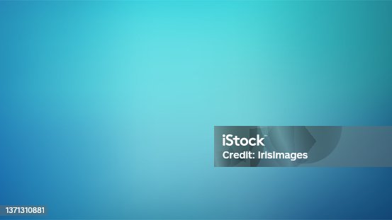 istock Light Blue Turquoise Color Gradient Defocused Blurred Motion Abstract Background Vector 1371310881