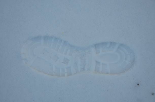 istock Footprint in the snow 1371315123
