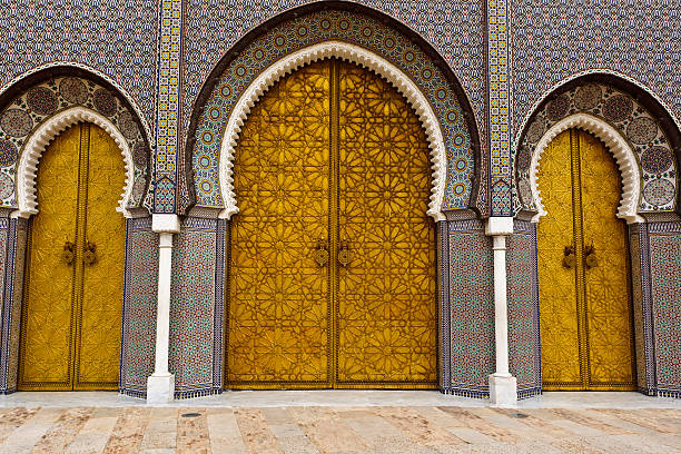 istock Ornate Doors to Royal Palace in Fez 137131837